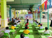 Tổ Mãu giáo Nhỡ tổ chức hội thi “Bé khéo tay” năm học 2022 – 2023